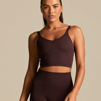 Power Built-In Bra Tank | Cafe Noir (1/6)