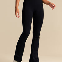 Power High Waist Flared Leggings | Black (1/6)