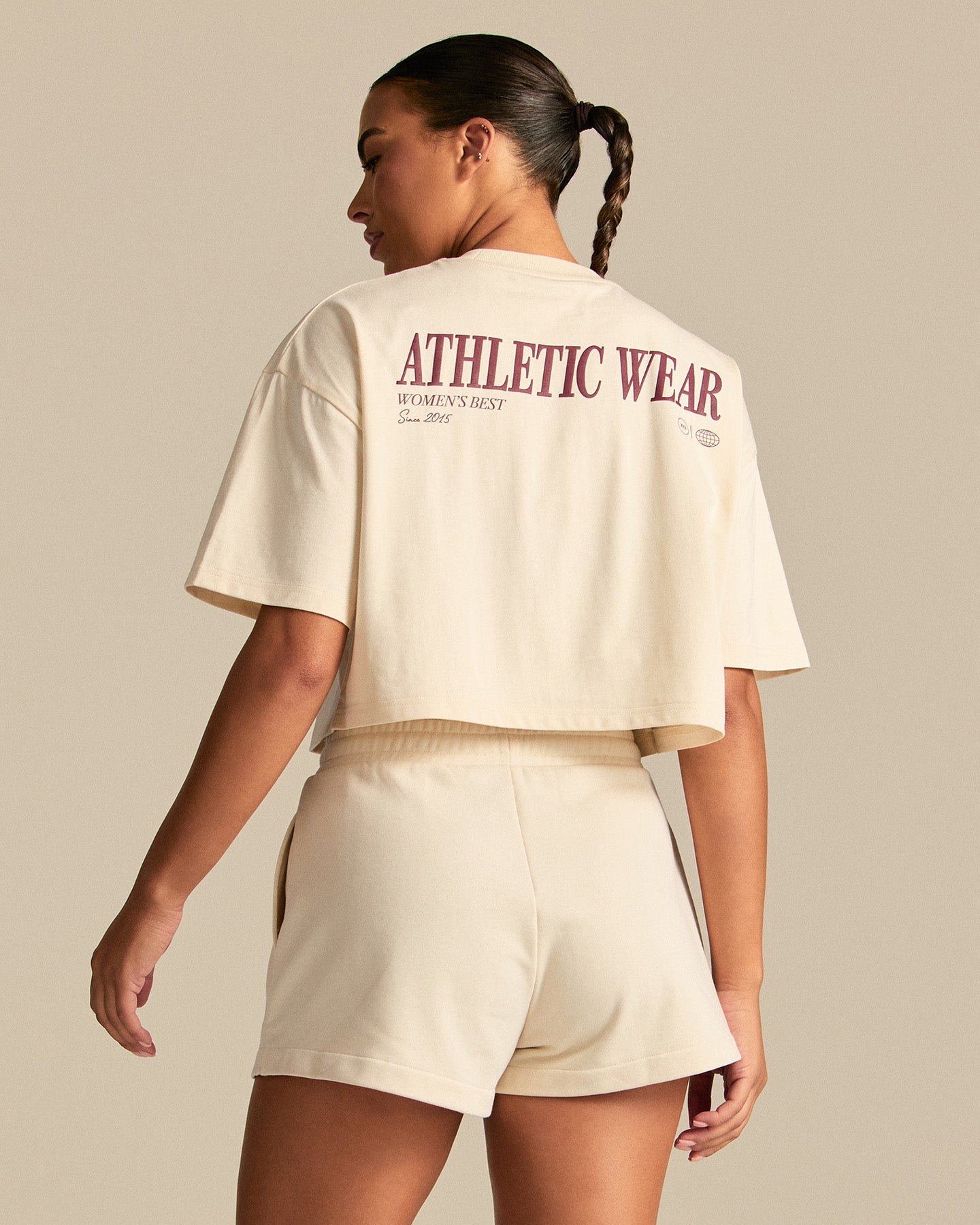 Comfort Athletic Club Cropped T-Shirt | Off White (1/6)