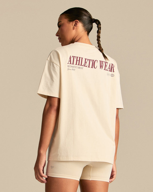Comfort Athletic Club Oversized T-Shirt | Off White (1/6)