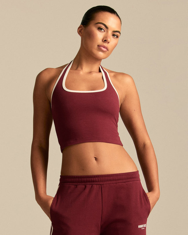 Comfort Halter Tank | Oxford Red (1/6)