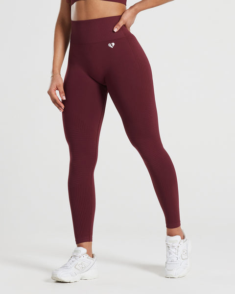 Power Seamless Leggings - Dark Cherry | Women's Best