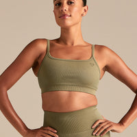 Motion Seamless Straight Neck Bra | Willow
