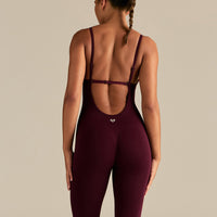 Define 2.0 Seamless Scrunch Adjustable Unitard | Merlot