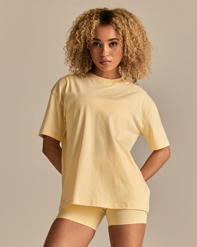 Comfort WB Logo Oversized Short Sleeve T-Shirt | Buttercup