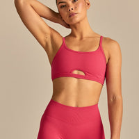 Emphasize Peek-A-Boo Bra | Watermelon