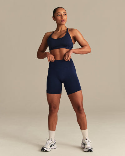 Define 2.0 Seamless Low Back Shorts | Sapphire Blue