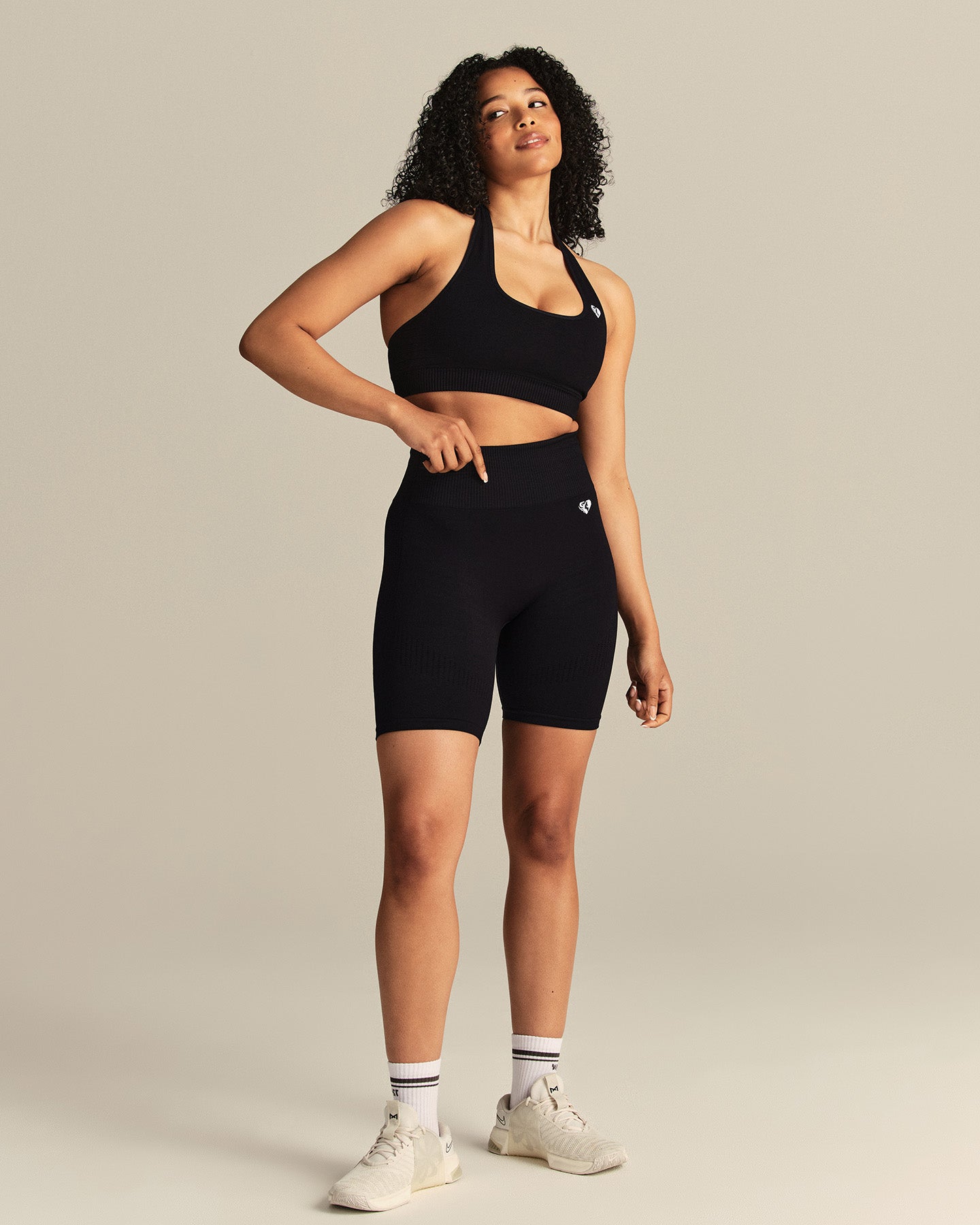 Power Seamless Cycling Shorts | Black