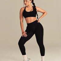 Define 2.0 Seamless Cross Back Bra | Black