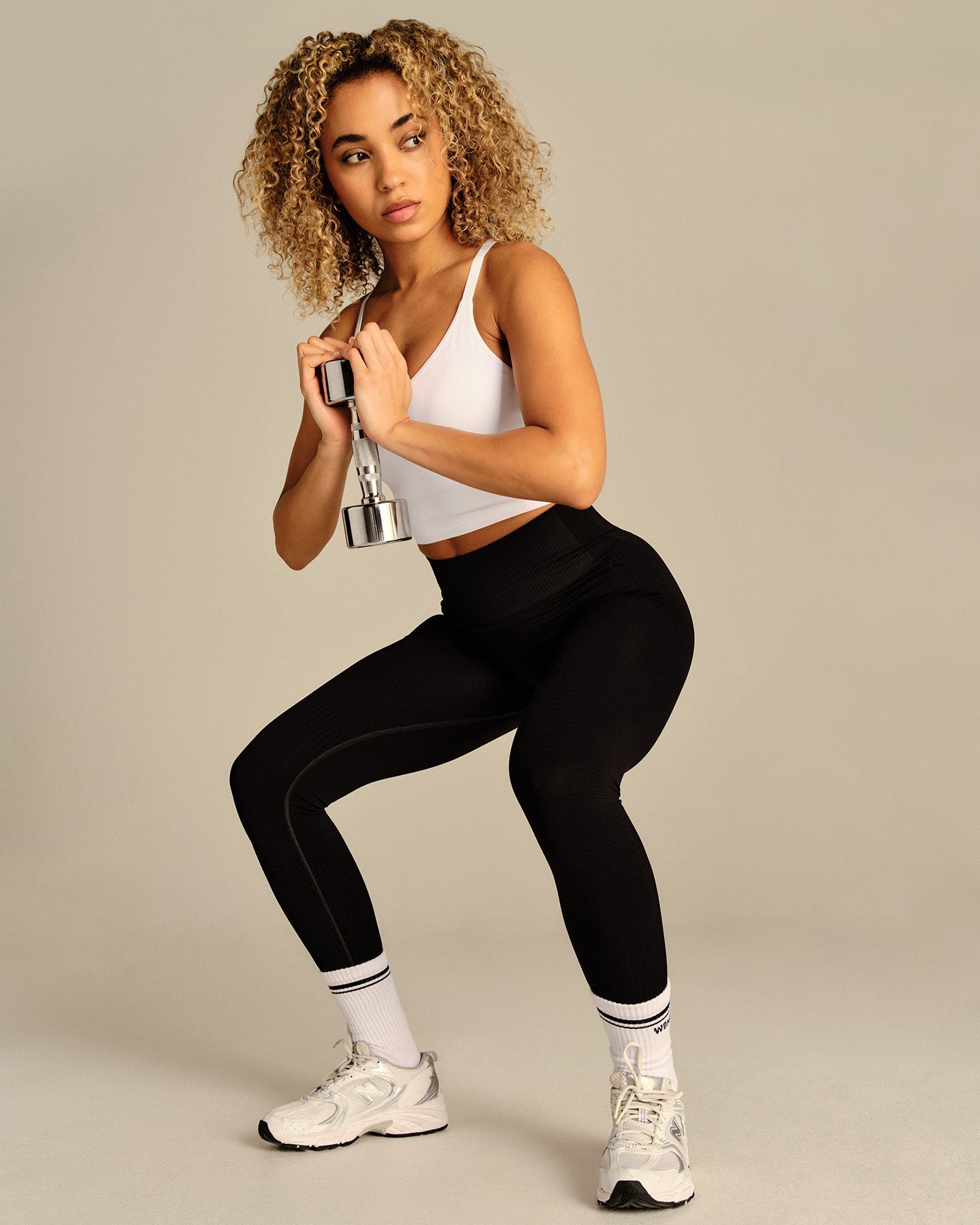 Power Enhanced High Waist Leggings | Black