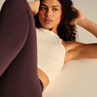 Comfort Ribbed Cropped Tank | Coconut White