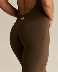 Define 2.0 Seamless Scrunch Unitard | Cocoa