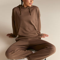 Comfort Cuffed Hem Joggers | Milk Chocolate