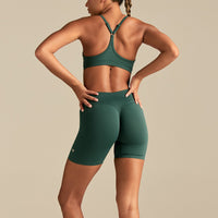 Emphasize V-Neck Bra | Evergreen