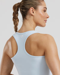 Essential Crop Tank Top | Icy Blue