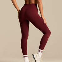 Power Enhanced High Waist Leggings | Oxford Red (2/6)