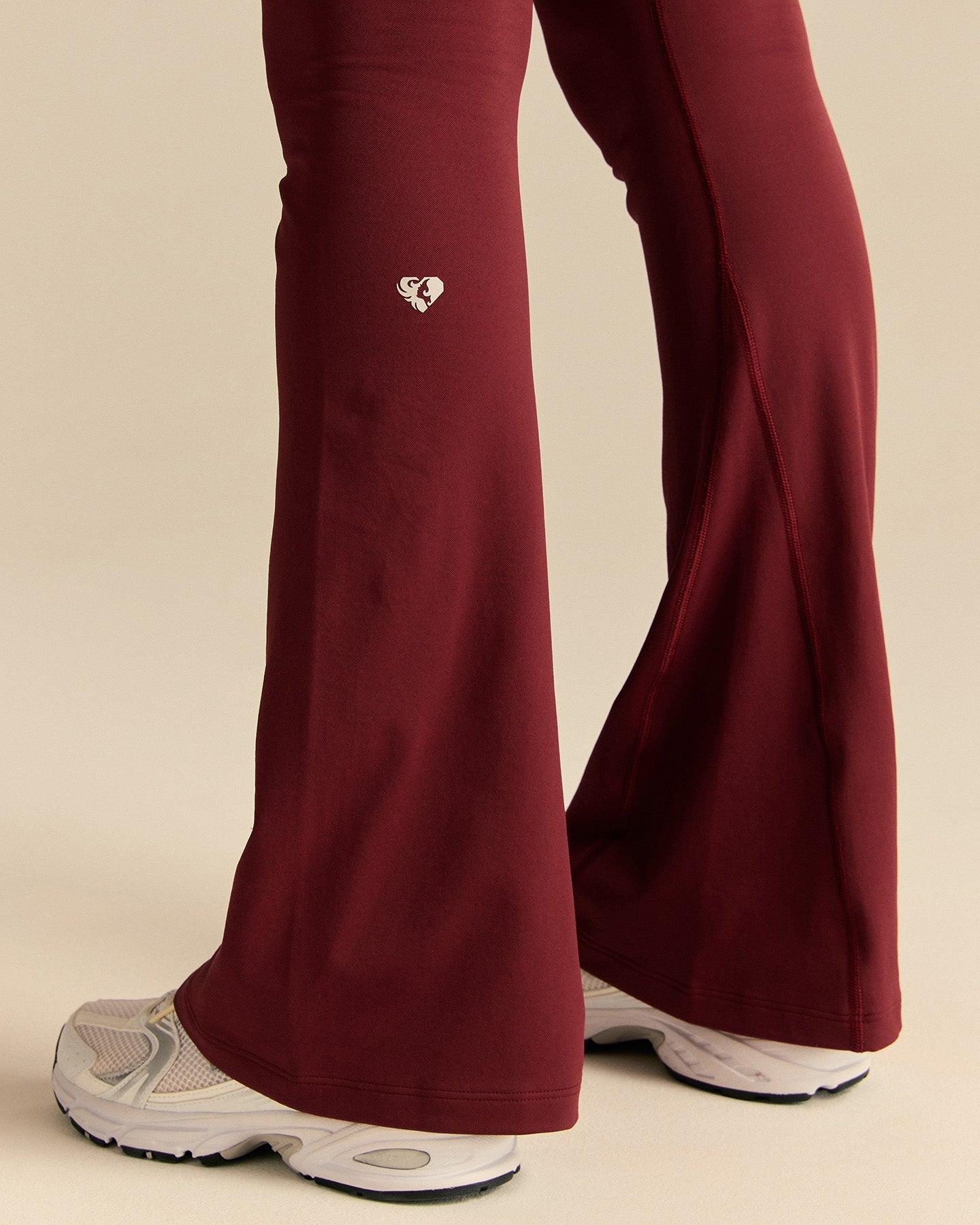 Power High Waist Flared Leggings | Oxford Red (2/6)