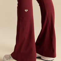 Power High Waist Flared Leggings | Oxford Red (2/6)