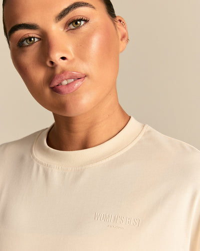 Comfort Athletic Club Oversized T-Shirt | Off White (2/6)