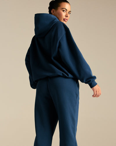 Comfort Oversized PWR Hoodie | True Navy