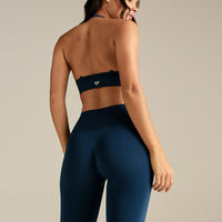 Define 2.0 Halter Neck Bra | True Navy