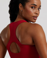 Power Seamless Sweetheart Bra | Chilli Red