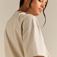 Comfort Oversized Short Sleeve T-Shirt | Vintage Stone