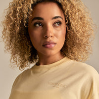Comfort WB Logo Oversized Short Sleeve T-Shirt | Buttercup