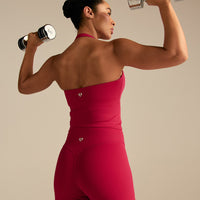 Essential Halter Tank | Strawberry Kiss