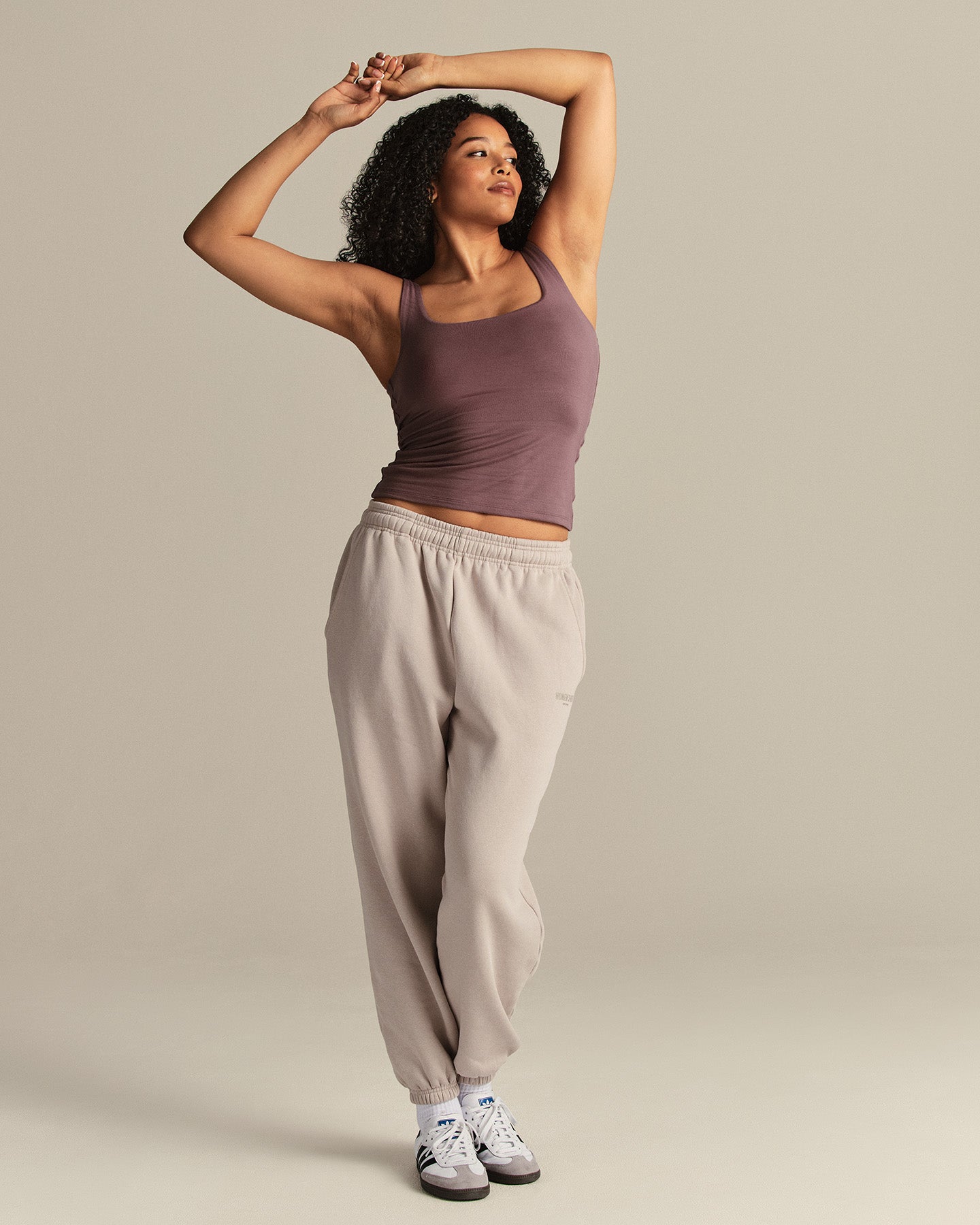 Smooth Contour Midi Square Neck Tank | Deep Mocha