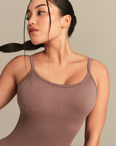 Define 2.0 Seamless Scrunch Short Unitard | Mocha