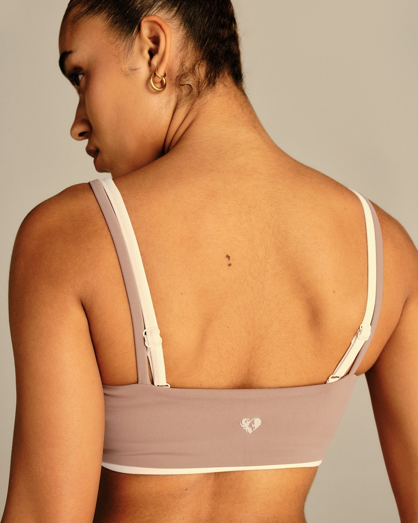 Essential Double Layer Bra | Mauve Taupe