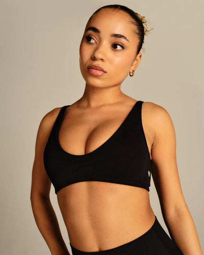 Power Reversible Twist Bra | Black