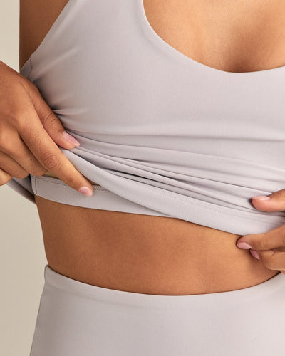 Essential Halter Tank | Steel Grey