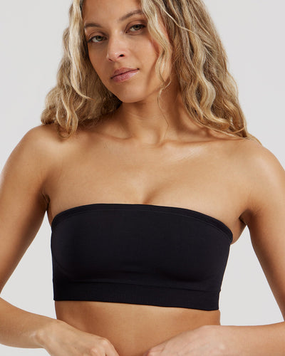 Define 2.0 Seamless Bandeau Bra | Black