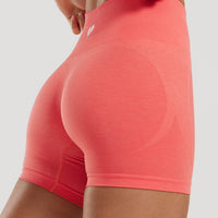 Define 2.0 Seamless Scrunch 4" Shorts | Sunlit Coral