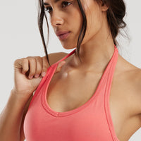 Define 2.0 Seamless Halter Tank | Sunlit Coral