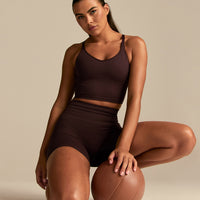 Power Built-In Bra Tank | Cafe Noir (3/6)