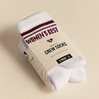 Premium Crew Stripe Socks (3PK) | Oxford Red/Cafe Noir/Black (3/6)