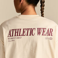 Comfort Athletic Club Cropped T-Shirt | Off White (3/6)