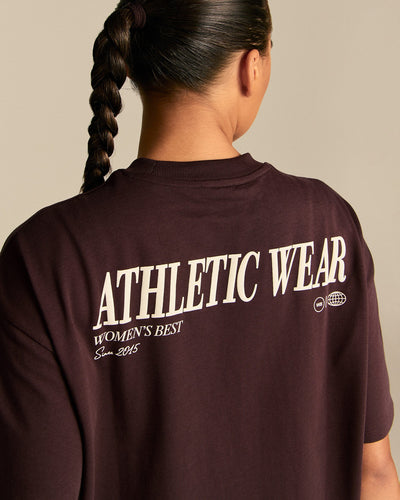 Comfort Athletic Club Oversized T-Shirt | Cafe Noir (3/6)