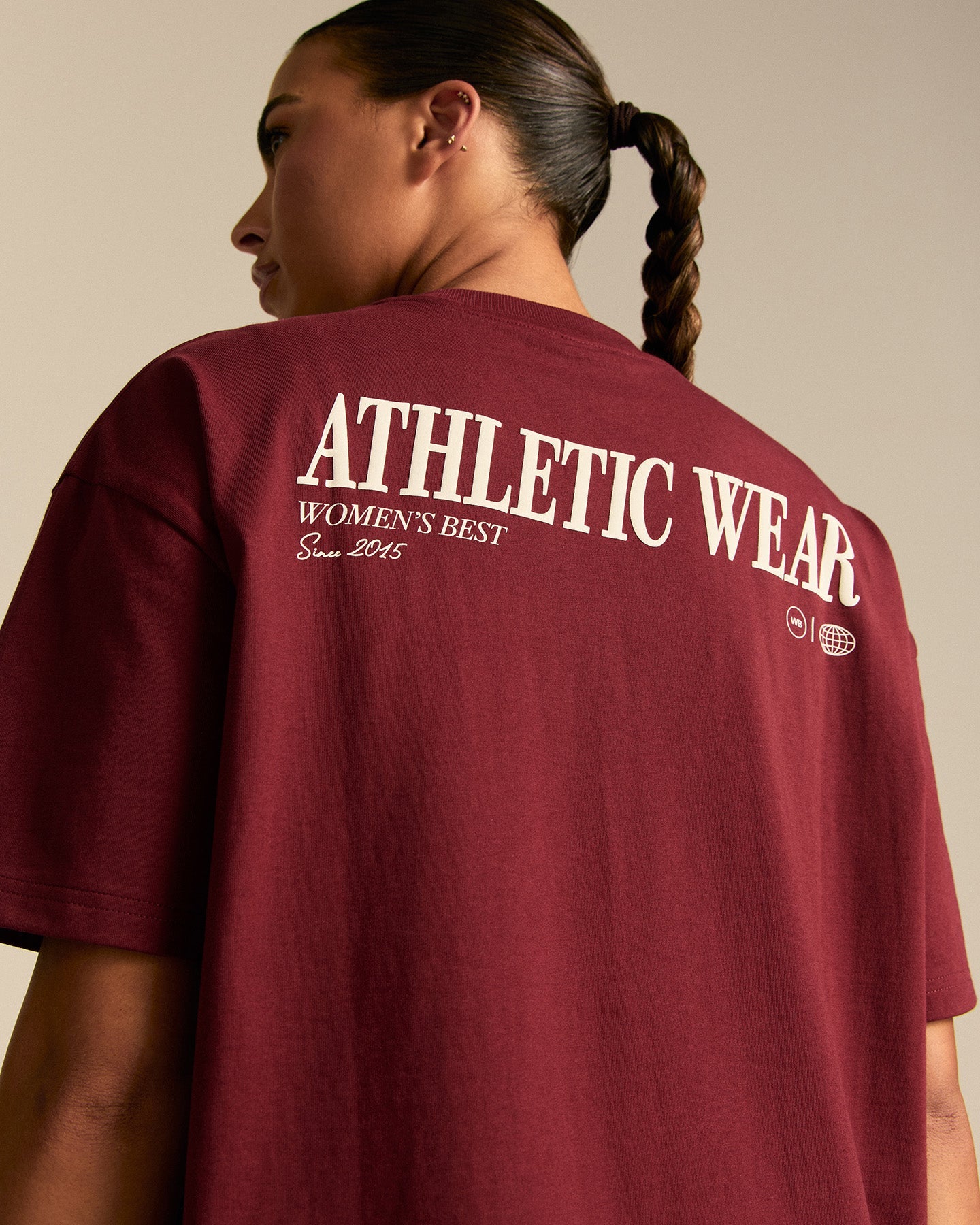 Comfort Athletic Club Oversized T-Shirt | Oxford Red (3/6)