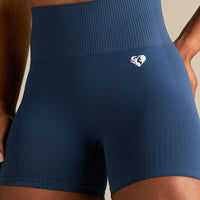 Power Seamless Shorts | Blueberry