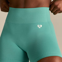 Power Seamless Shorts | Marine Green
