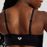 Define 2.0 Seamless Scrunch Bralette | Black