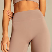 Essential High Waist Leggings | Mauve Taupe