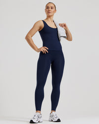 Essential Leggings with Pockets | Sapphire Blue