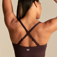 Power Built-In Bra Tank | Cafe Noir (4/6)