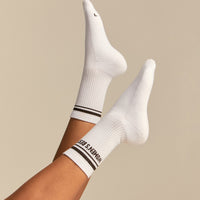 Premium Crew Stripe Socks (3PK) | Oxford Red/Cafe Noir/Black (4/6)