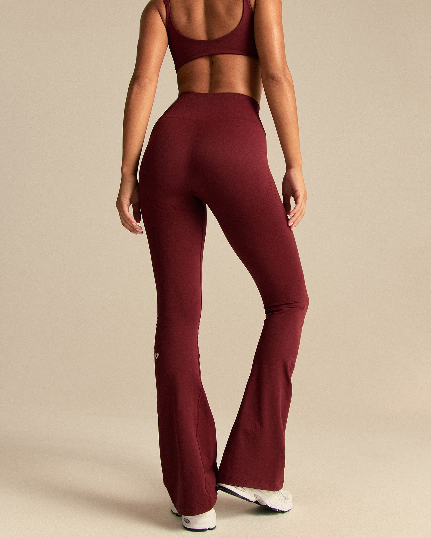 Power High Waist Flared Leggings | Oxford Red (4/6)
